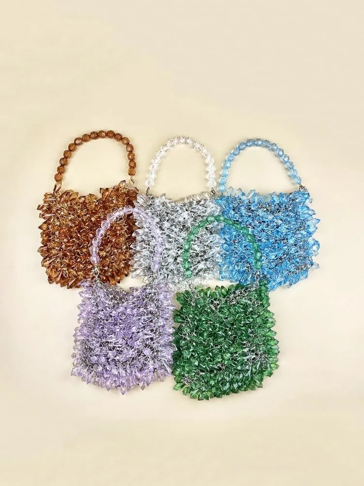 Acrylic Evening Handbag for Women Gorgeous Acrylic Drop Purses Clutch for Parties Wedding Travel 2025