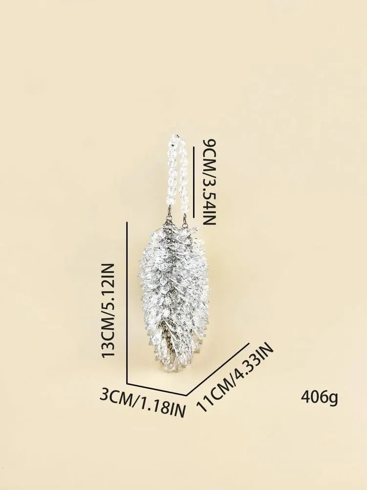 Acrylic Evening Handbag for Women Gorgeous Acrylic Drop Purses Clutch for Parties Wedding Travel 2025