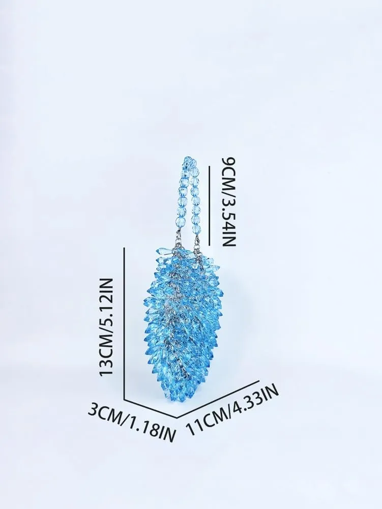 Acrylic Evening Handbag for Women Gorgeous Acrylic Drop Purses Clutch for Parties Wedding Travel 2025
