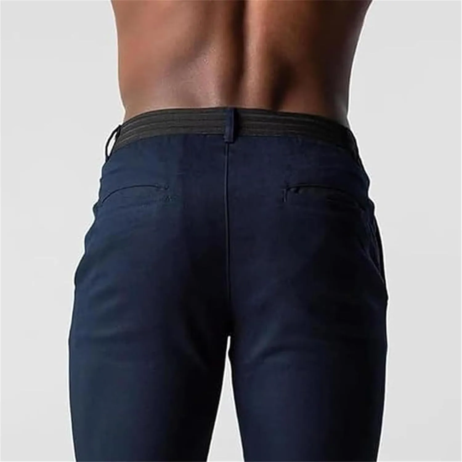 Active Chinos Pants for Men, Elasticity Slim Fit Pants Pants for Men,Slim fit Dress Pants for Men