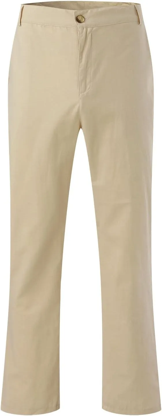 aihihe Skinny Casual Pants for Men Size 38 Work Pants for Men Mens Pants Straight fit Mens Chinos Pants Slim fit Tapered