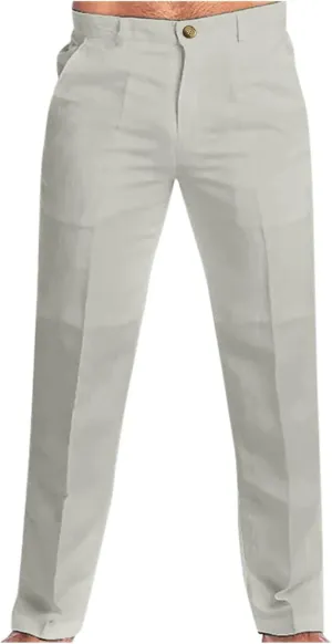 aihihe Skinny Casual Pants for Men Size 38 Work Pants for Men Mens Pants Straight fit Mens Chinos Pants Slim fit Tapered