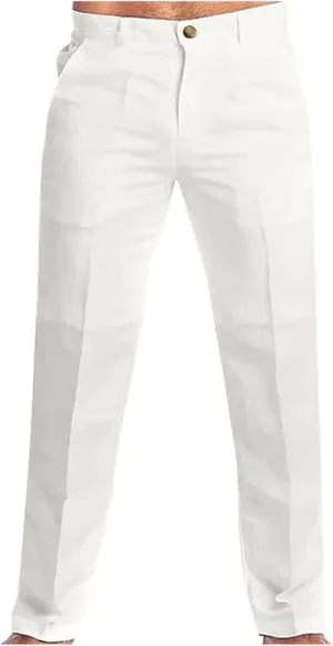 aihihe Skinny Casual Pants for Men Size 38 Work Pants for Men Mens Pants Straight fit Mens Chinos Pants Slim fit Tapered