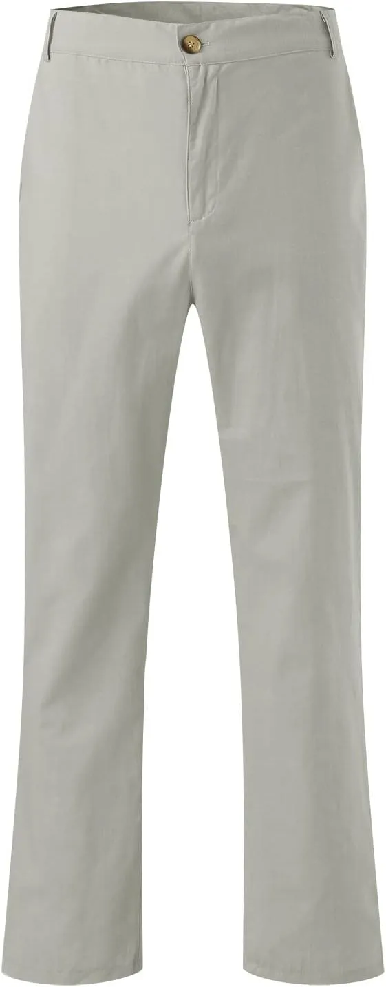 aihihe Skinny Casual Pants for Men Size 38 Work Pants for Men Mens Pants Straight fit Mens Chinos Pants Slim fit Tapered