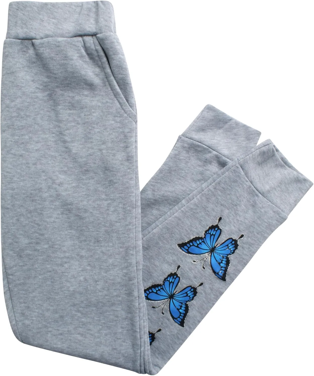Angel Face Girls Jogger Set - 2 Piece Soft Fleece Pullover Hooded Sweatshirt and Jogger Sweatpants for Girls (Sizes: 7-16)