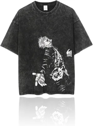 Anime Shirt  Casual Workout Pump Covers Gym Men Tee Shirts Womens Graphic Clothes Japanese T-Shirt
