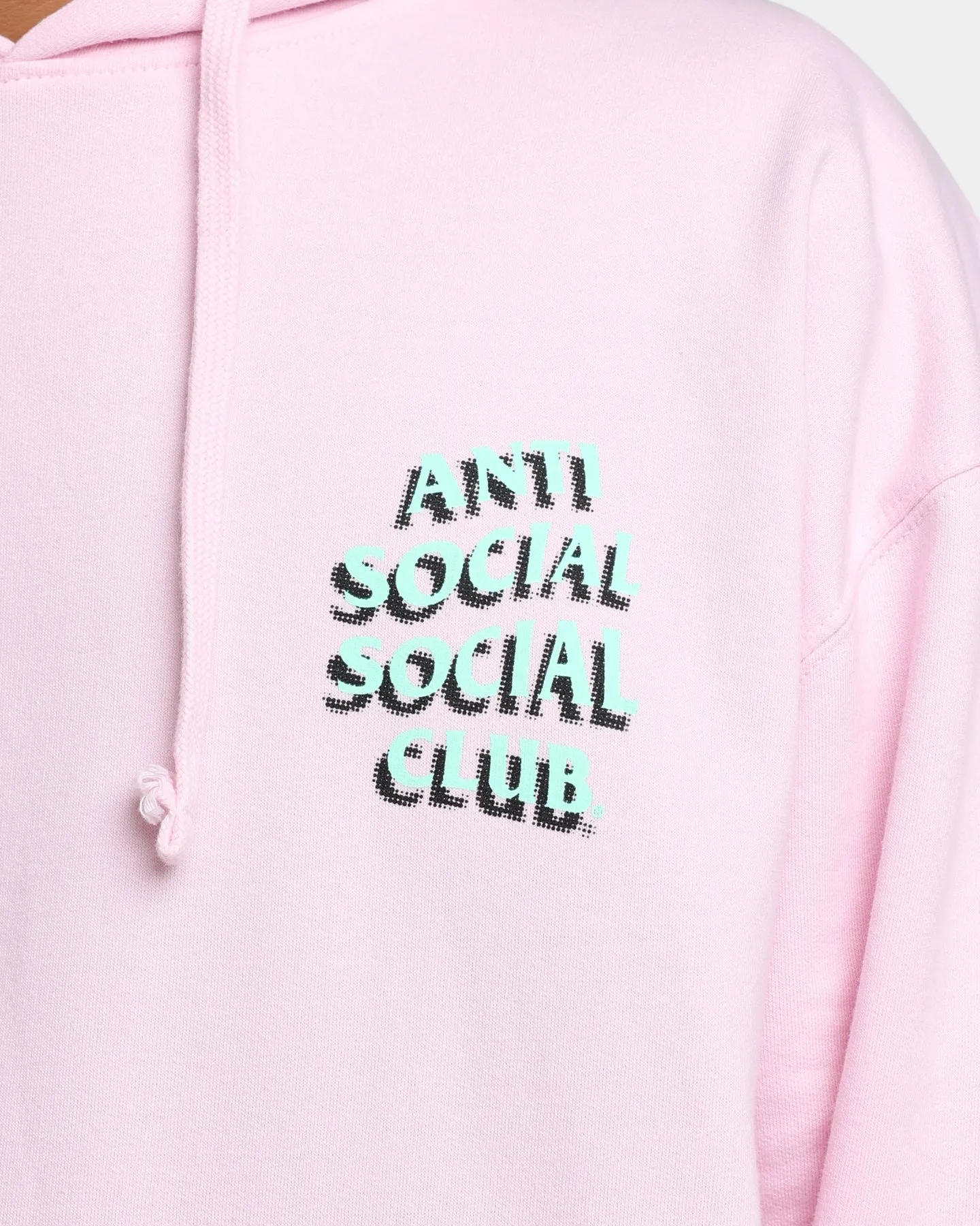 Anti Social Social Club Toned Down Hoodie Pink