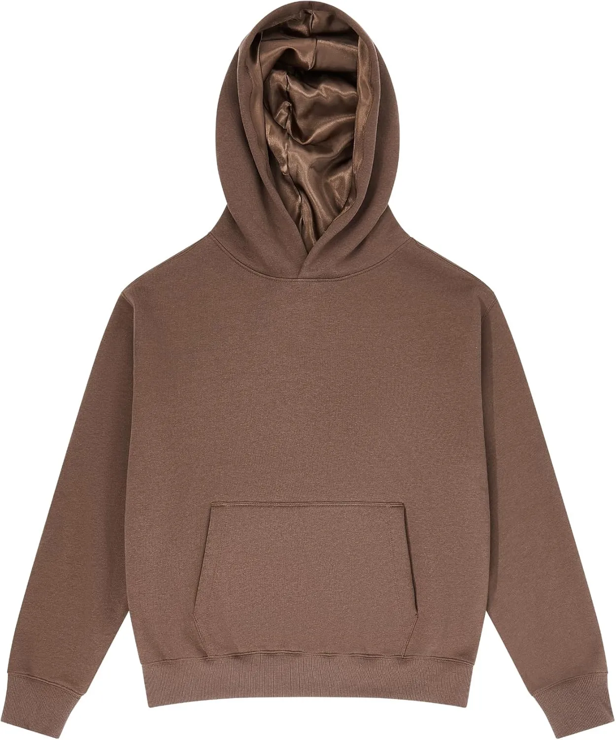 ARRIA Satin Lined Hoodie  Oversized Hood for Frizz Free Hair, Premium Fabric, Womens Fashion, Fall Winter Spring Essential