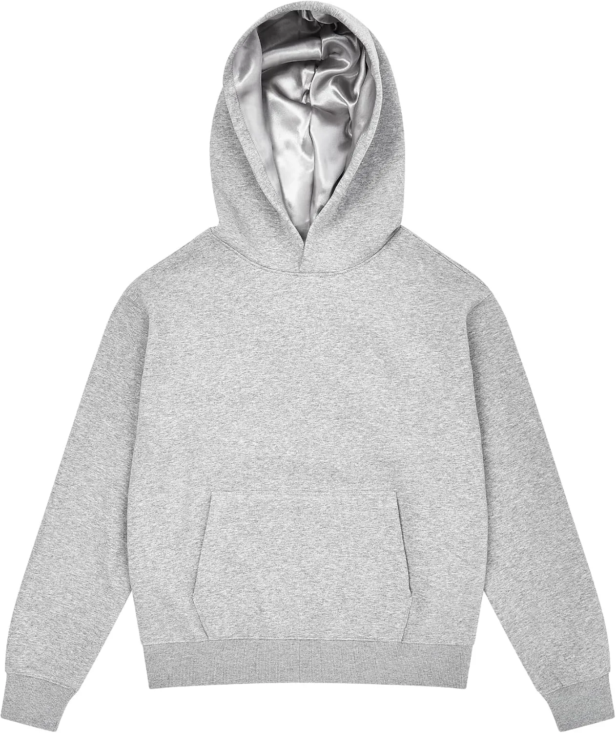 ARRIA Satin Lined Hoodie  Oversized Hood for Frizz Free Hair, Premium Fabric, Womens Fashion, Fall Winter Spring Essential