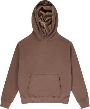 ARRIA Satin Lined Hoodie  Oversized Hood for Frizz Free Hair, Premium Fabric, Womens Fashion, Fall Winter Spring Essential