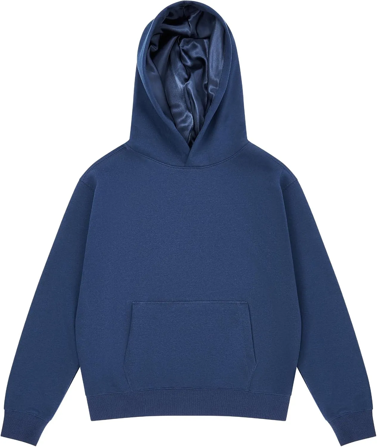 ARRIA Satin Lined Hoodie  Oversized Hood for Frizz Free Hair, Premium Fabric, Womens Fashion, Fall Winter Spring Essential