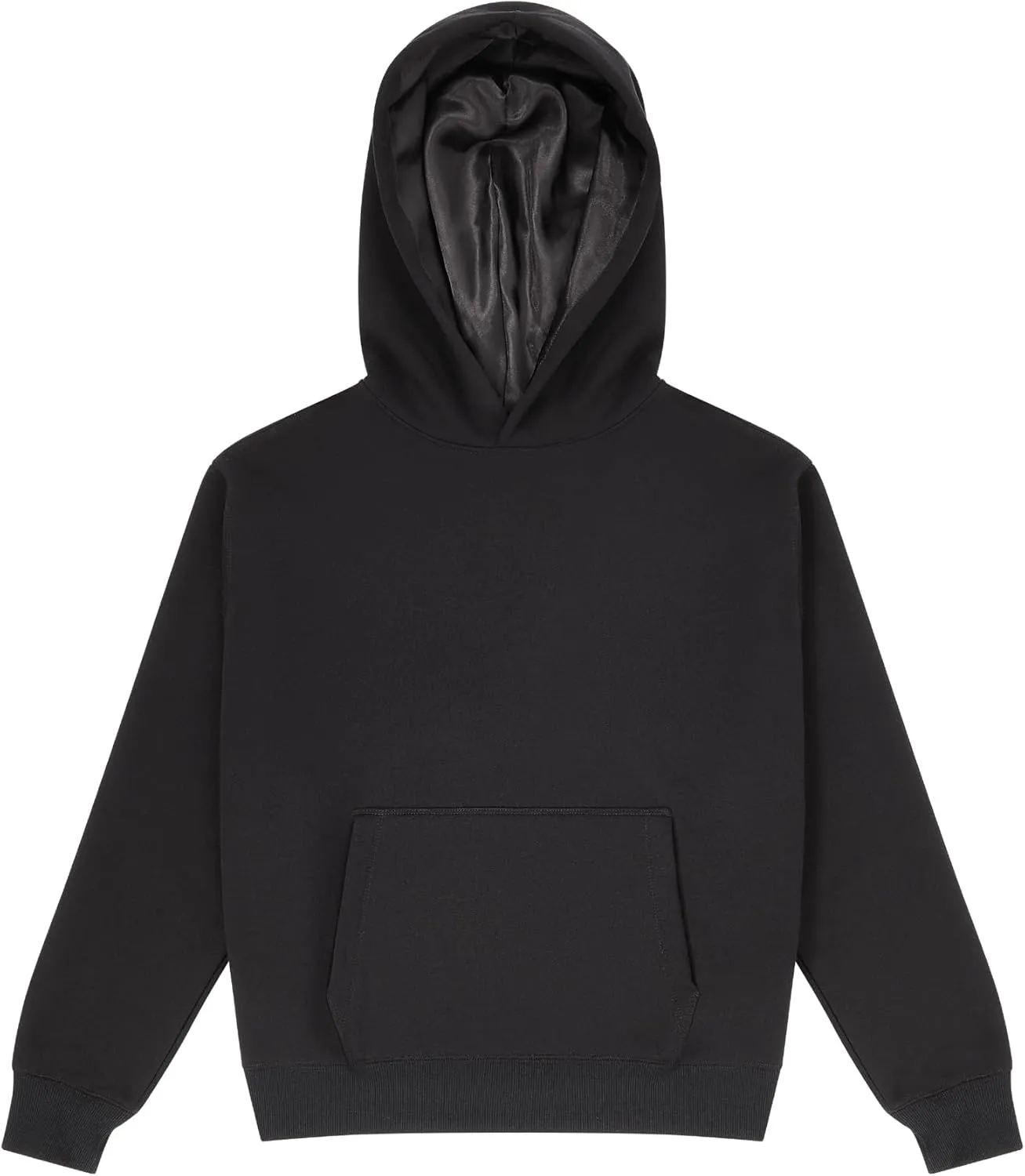 ARRIA Satin Lined Hoodie  Oversized Hood for Frizz Free Hair, Premium Fabric, Womens Fashion, Fall Winter Spring Essential