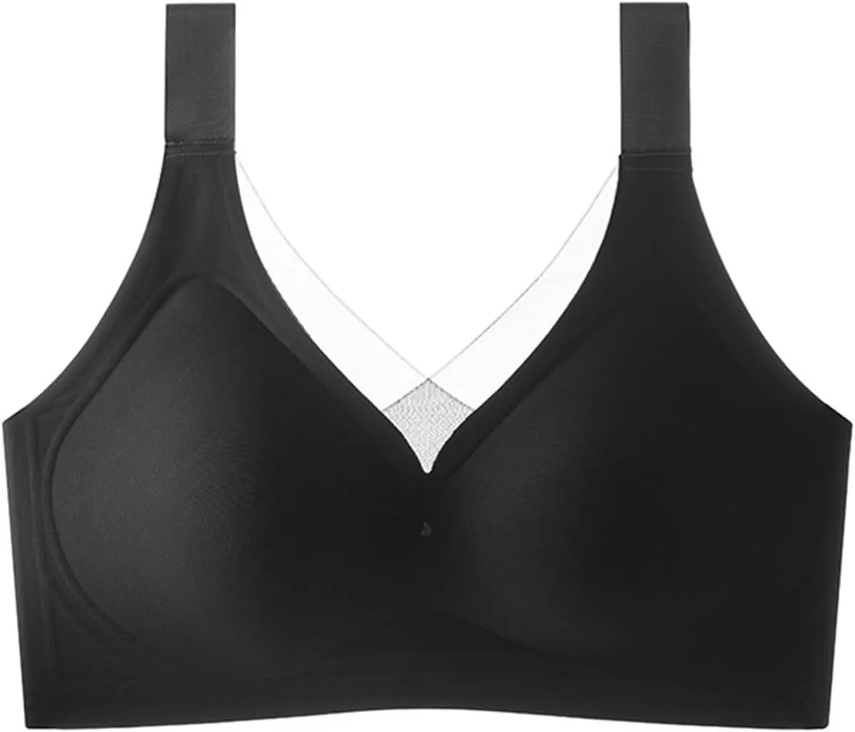 Bra for Women Wirefree Bras Front Close Everyday Bra Padded No Underwire Bralette