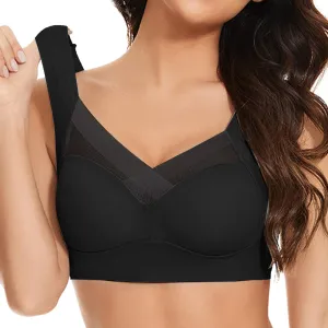 Bra for Women Wirefree Bras Front Close Everyday Bra Padded No Underwire Bralette