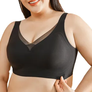 Bra for Women Wirefree Bras Front Close Everyday Bra Padded No Underwire Bralette