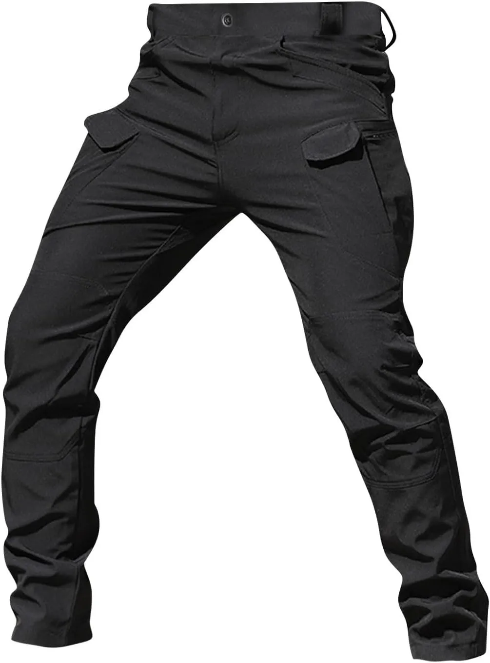 Cargo Pants for Men Baggy Casual Pants Stretch Multi Pockets Stylish Chinos Pants Elastic Waist Outdoor Trousers