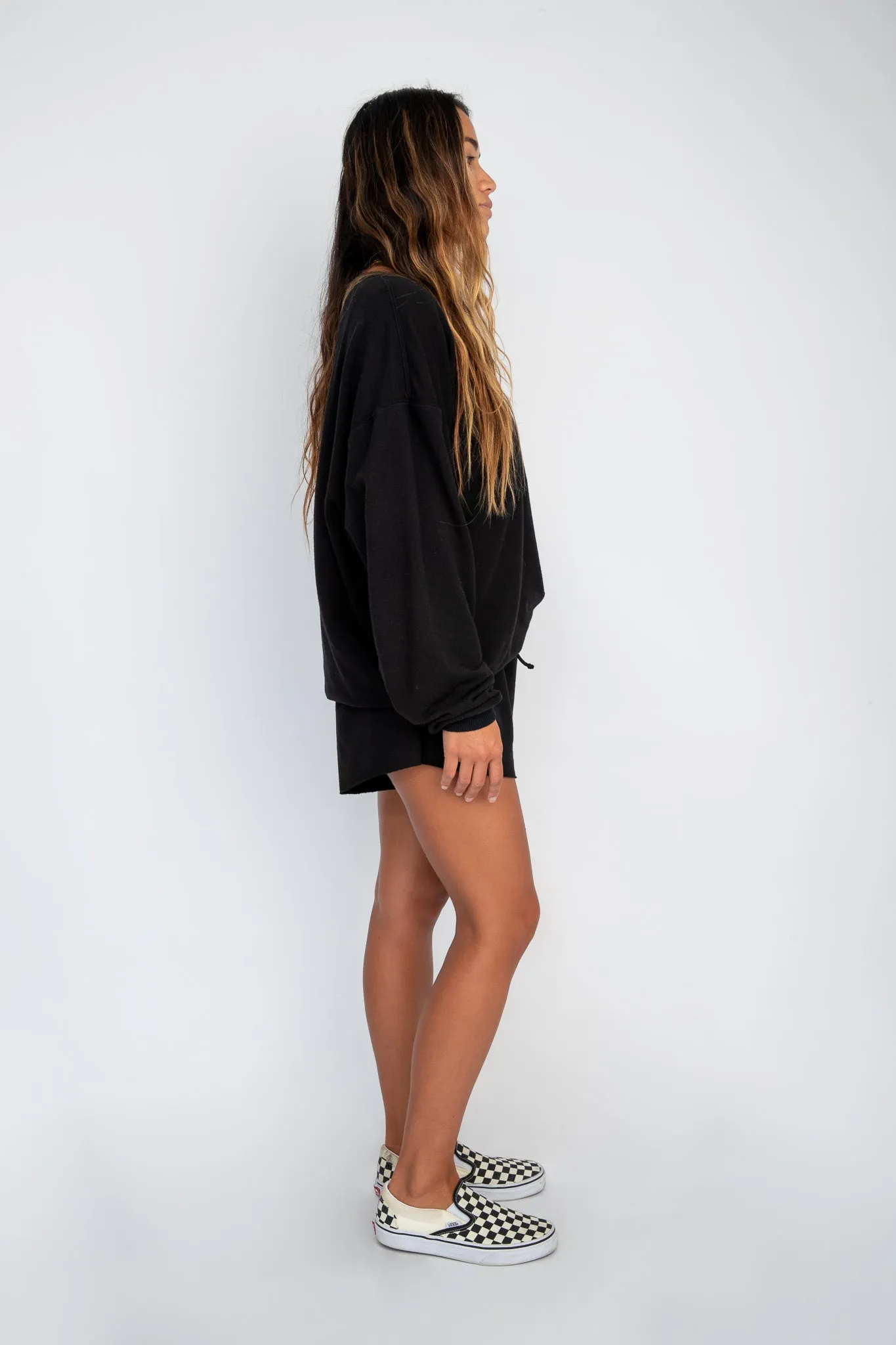 CLOUDLUX Chris Crewneck - Black