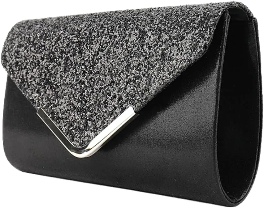 Clutch for Women Shiny Evening Bag Sparkly Purse Gorgeous Handbags for Party Wedding