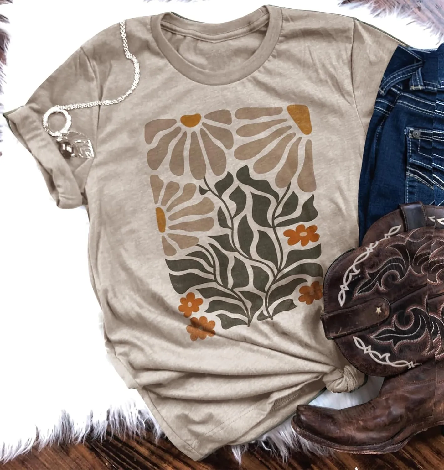 Country Music and Beer Funny Drinking Shirt for Women Summer Vacation T Shirts Vintage Country Shirts Tops
