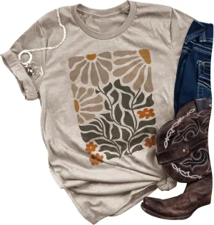 Country Music and Beer Funny Drinking Shirt for Women Summer Vacation T Shirts Vintage Country Shirts Tops