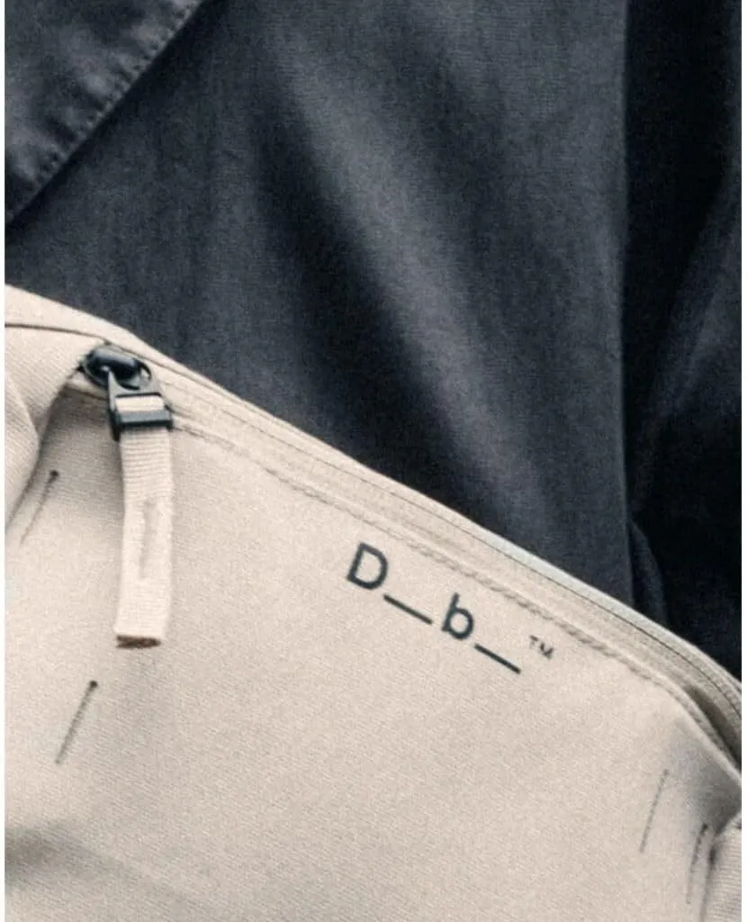 Db Journey Freya Fanny Pack for Women - Water Resistant Waist Pouch, Lightweight Belt Bag with Protective Fleece-Lined Pocket, Adjustable Strap, Medium - Fogbow Beige