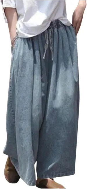FZVYD Women's Barrel Jeans Casual High Waisted Stretchy Wide Leg Pants Baggy Denim Pants Teens Girls 2025 Trendy Streetwear