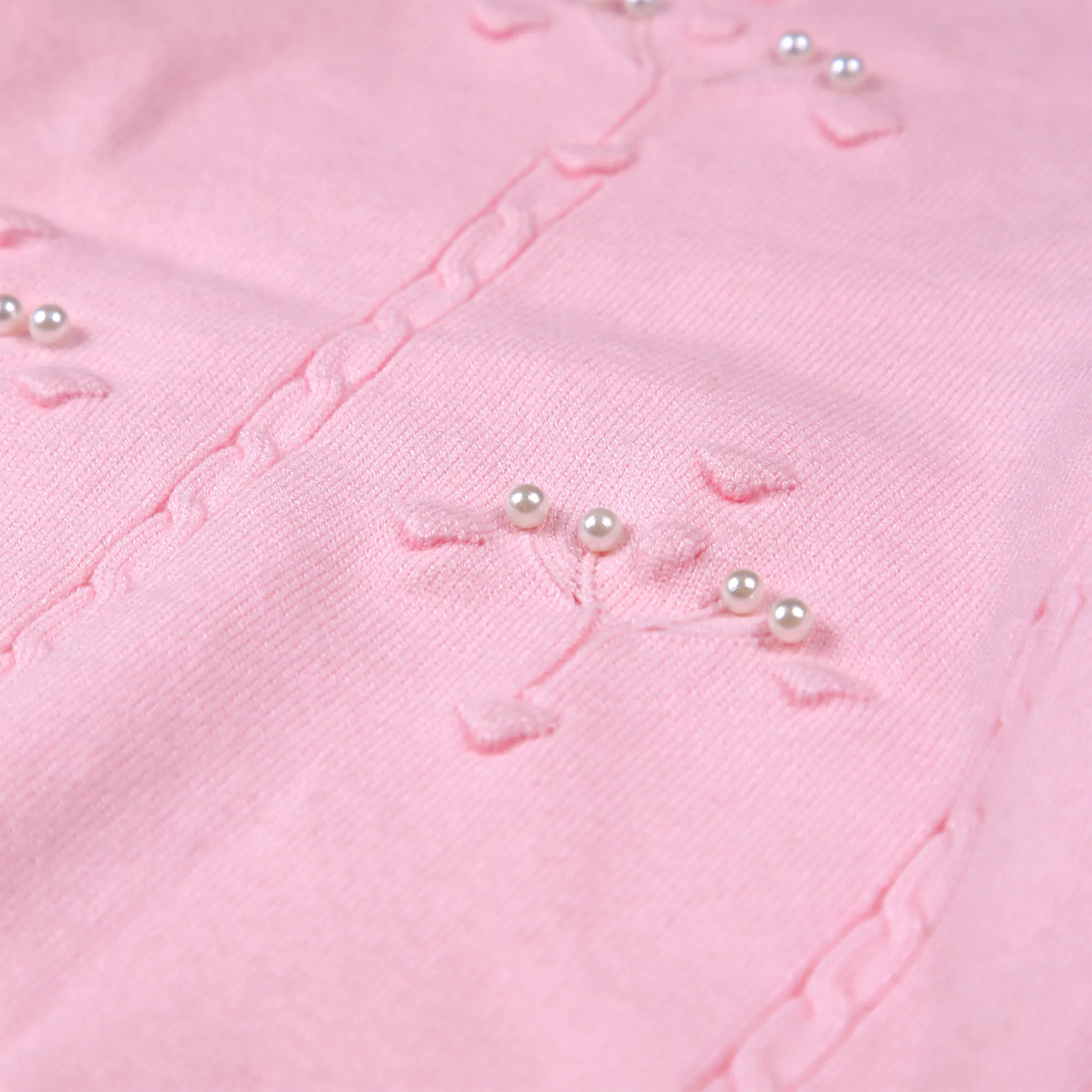 Girls top jersey Baby pink