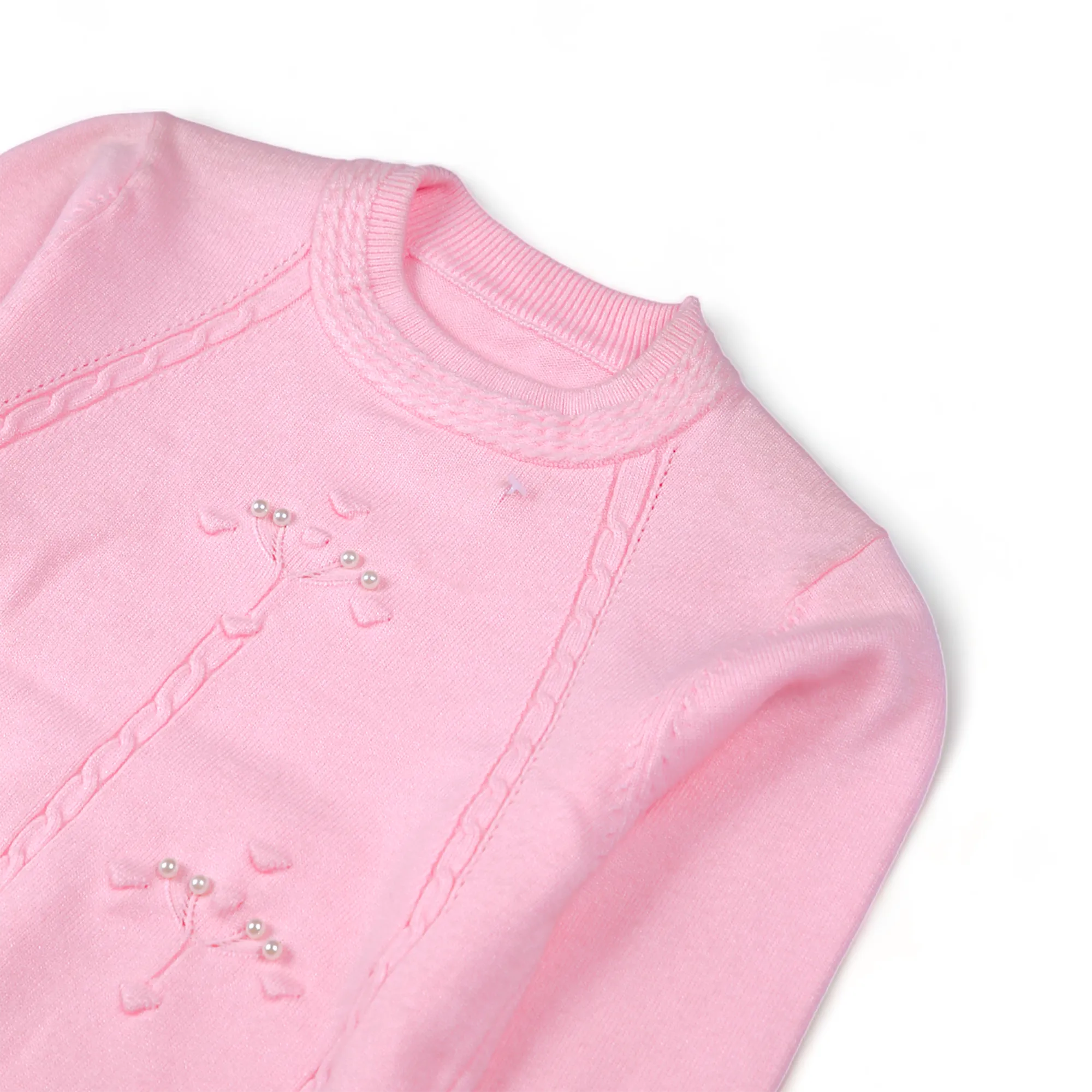 Girls top jersey Baby pink
