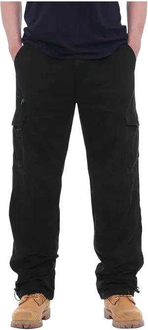 GOFULY Mens Khaki Pants Casual with Pockets Fashion Hiking Pants Stretch Sweatpants Travel Baggy Pants Straight Fit