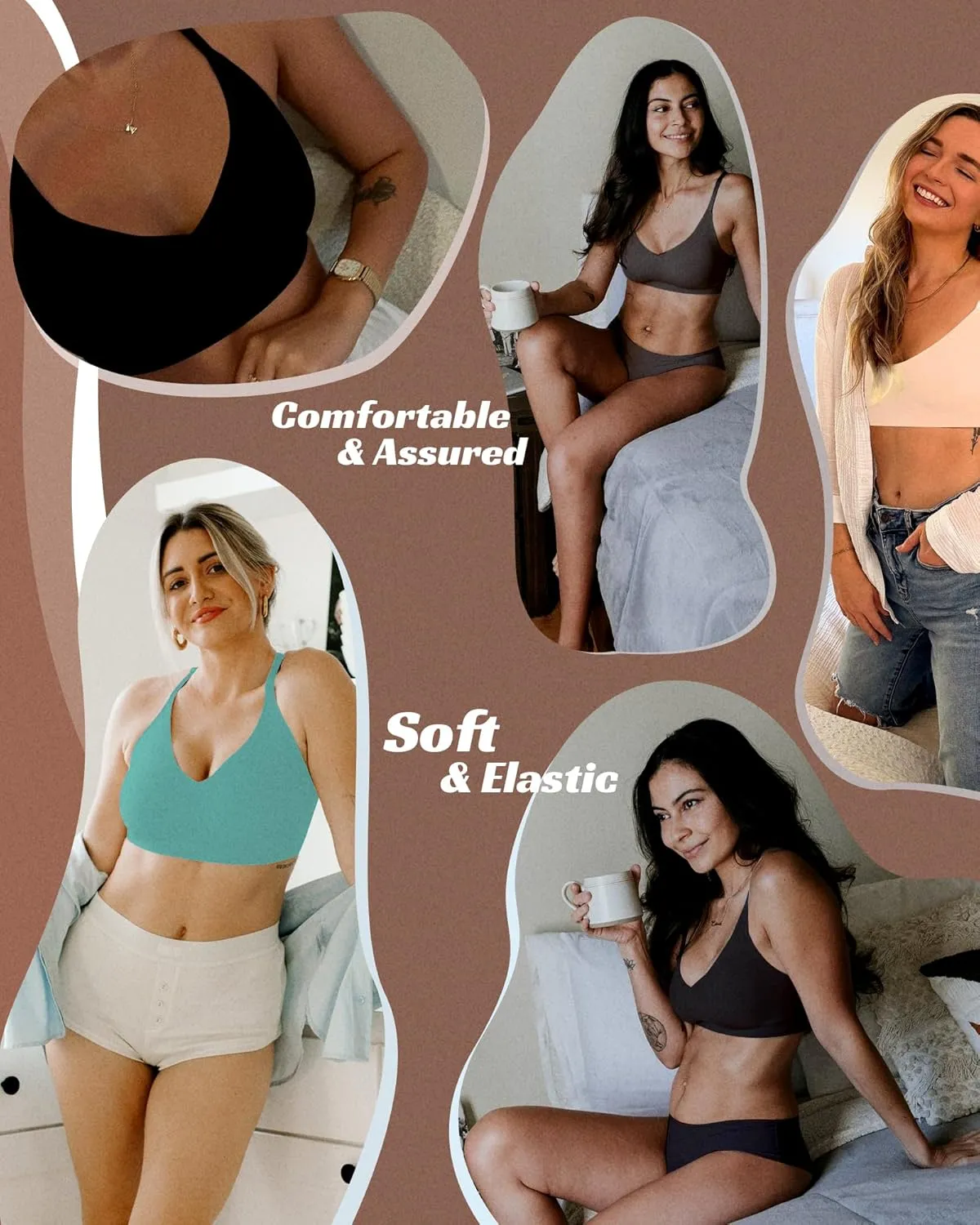 HORISUN Comfortable Seamless Full Coverage Bra for Women Wireless Bras with Soft Support Regular and Plus Size