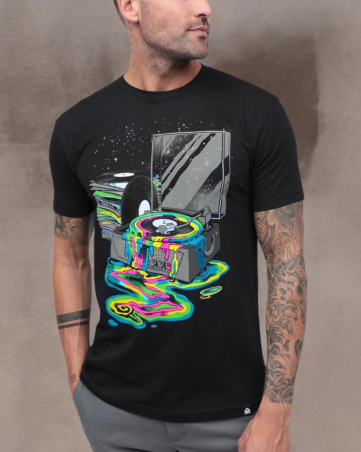 INTO THE AM Men's Graphic Tees S - 4XL Cool Lightweight Fitted Printed Design T-Shirts Nature