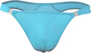 JEsilunmaMY Mens Ice Silk Bikini Briefs Low Waist Translucent Bulge Thong Underwear Breathable T-Back Sexy Panties Underpants