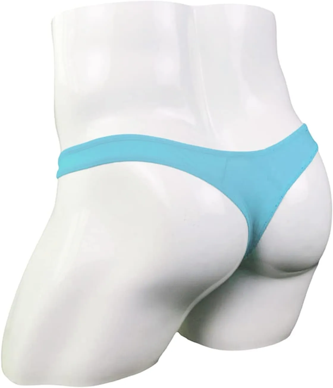 JEsilunmaMY Mens Ice Silk Bikini Briefs Low Waist Translucent Bulge Thong Underwear Breathable T-Back Sexy Panties Underpants