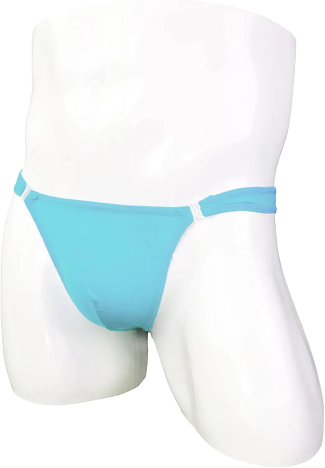 JEsilunmaMY Mens Ice Silk Bikini Briefs Low Waist Translucent Bulge Thong Underwear Breathable T-Back Sexy Panties Underpants