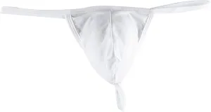 JEsilunmaMY Mens Low Rise Thongs Ice Silk Bulge Pouch G-String Bikini Briefs See Through Comfortable T-Back Panties Underwear