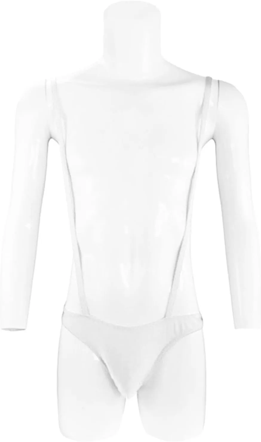 JEsilunmaMY Men's Suspender Underwear Low Rise Bulge Pouch Brief Mankini Swimsuit Back Cross Strap Bodysuit Lingerie Panties