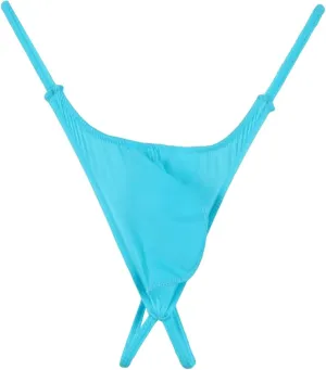 JEsilunmaMY Mens U Convex Thongs Ice Silk Bulge Pouch G-String Bikini Briefs Low Rise Sexy Panties Thong Underwear Swimsuit