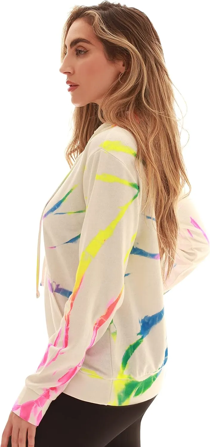 Just Love Loop Terry Tie Dye Hoodie for Women
