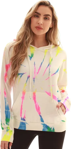 Just Love Loop Terry Tie Dye Hoodie for Women