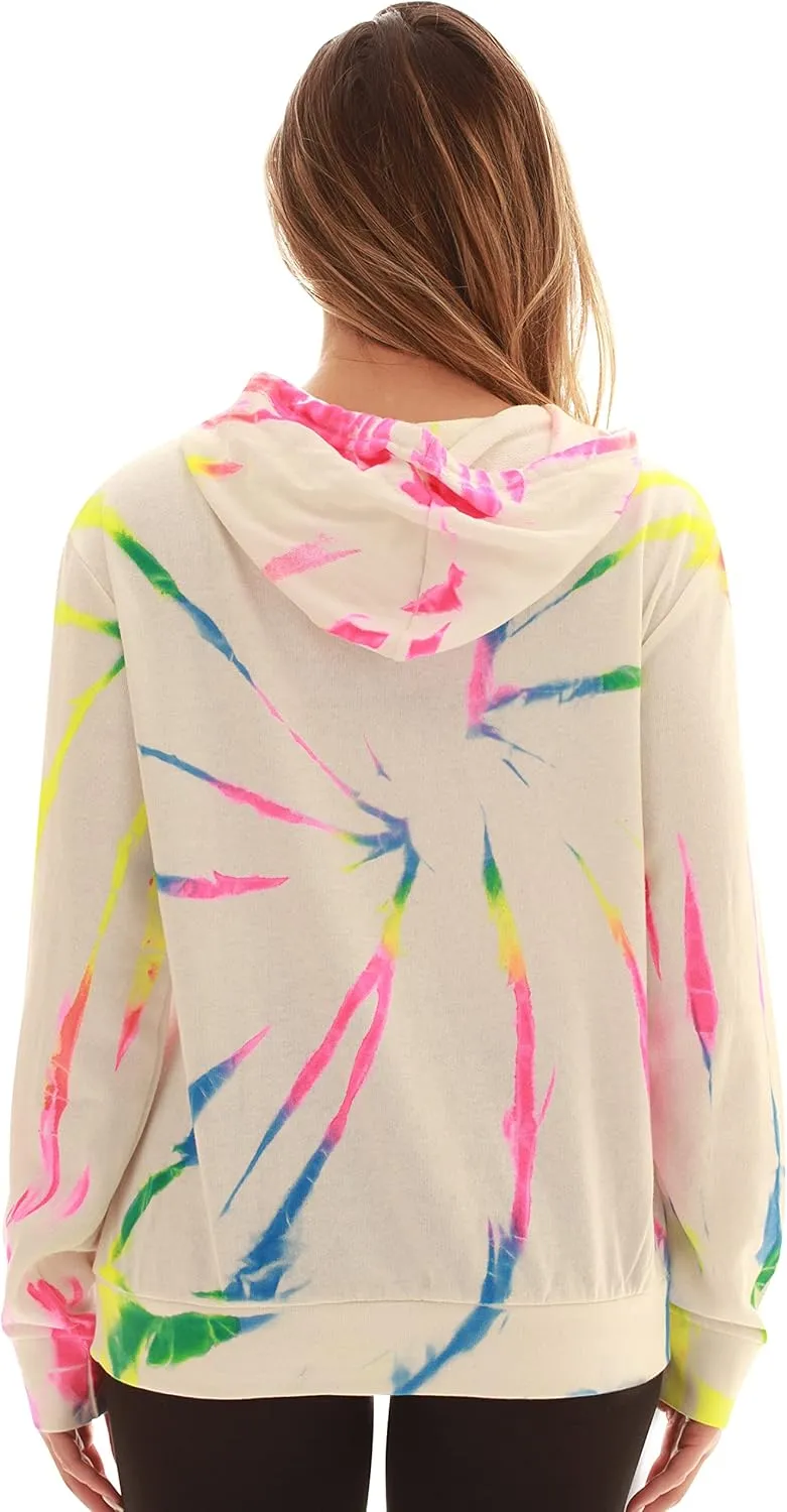 Just Love Loop Terry Tie Dye Hoodie for Women