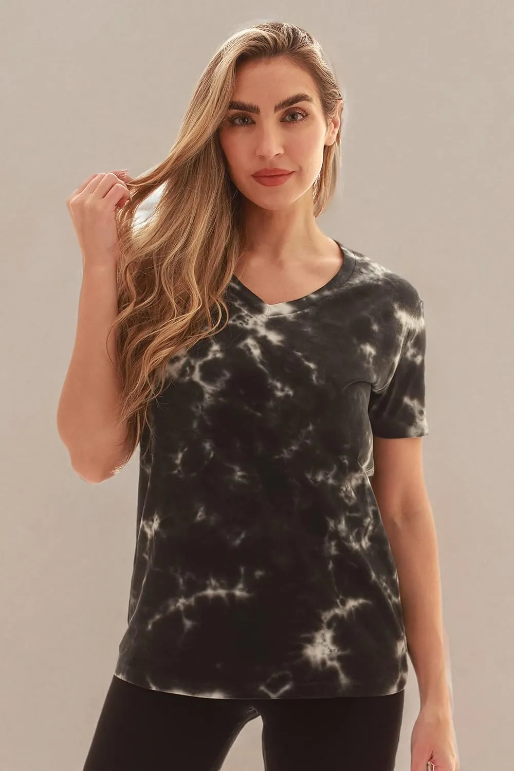 Just Love Tie Dye V-Neck T-Shirt
