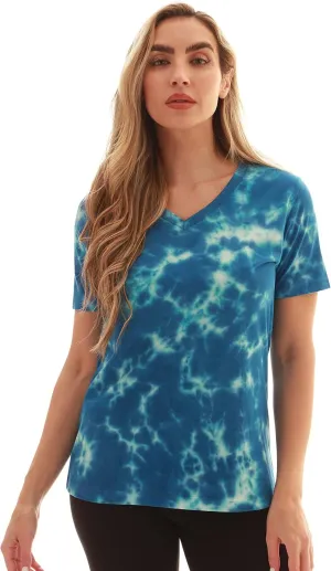 Just Love Tie Dye V-Neck T-Shirt