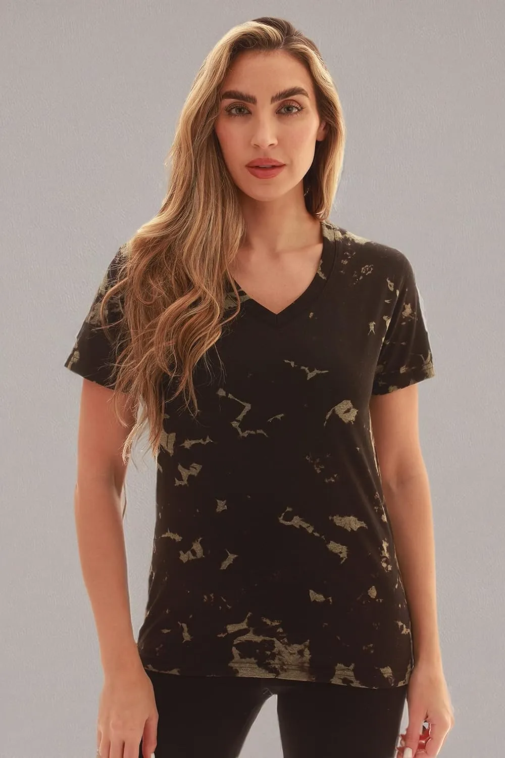 Just Love Tie Dye V-Neck T-Shirt