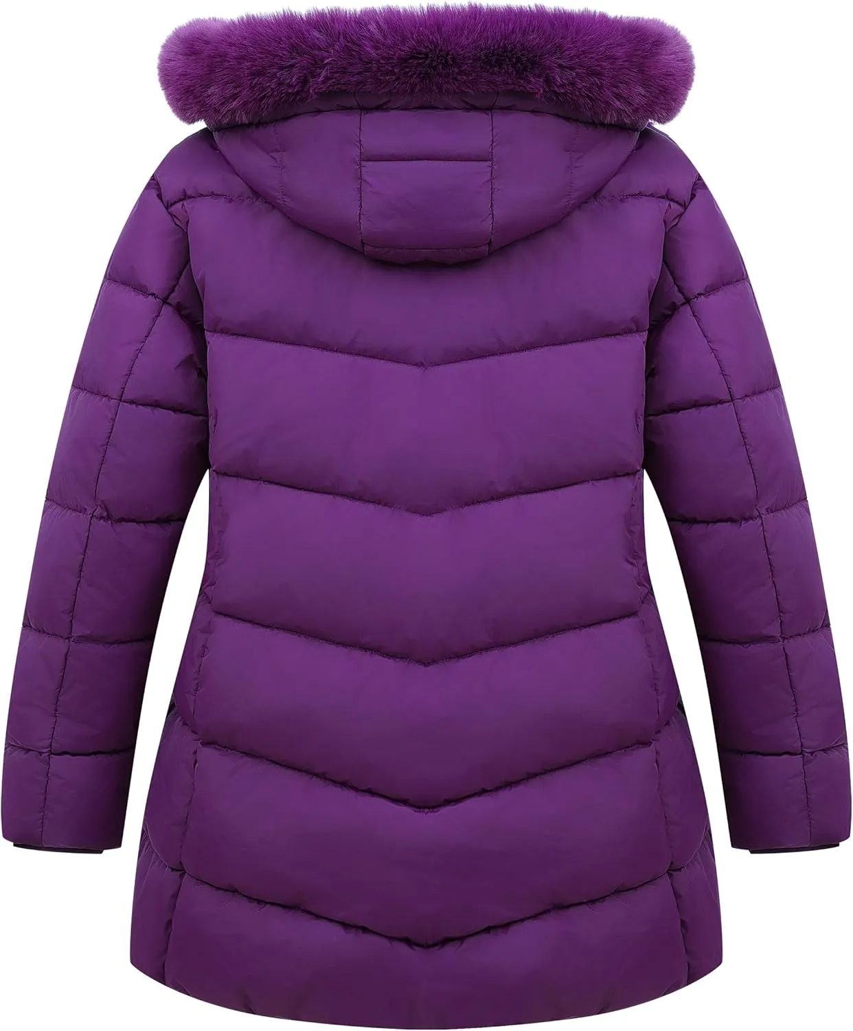 KAIDER Women's Plus Size Winter Windproof Warm Down Coats Waterproof Thicken Hooded Fashions Puffer Jacket
