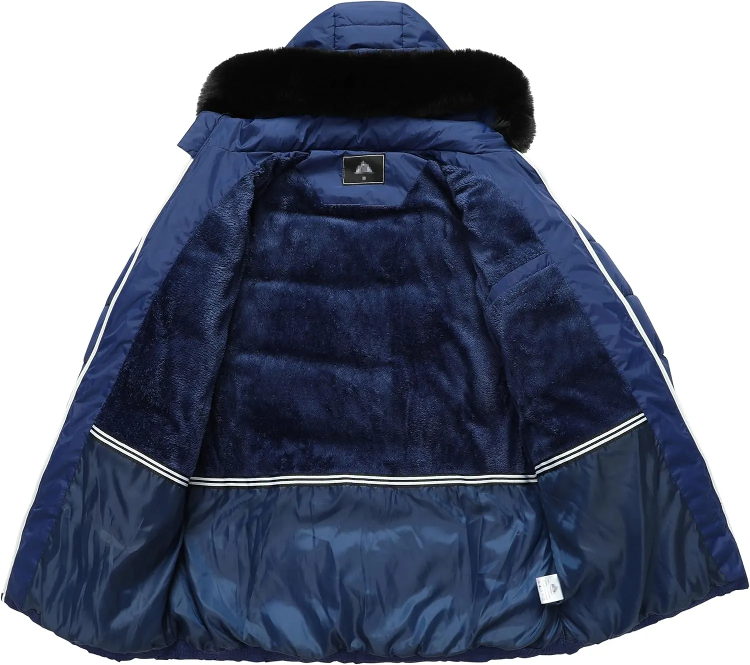 KAIDER Women's Plus Size Winter Windproof Warm Down Coats Waterproof Thicken Hooded Fashions Puffer Jacket