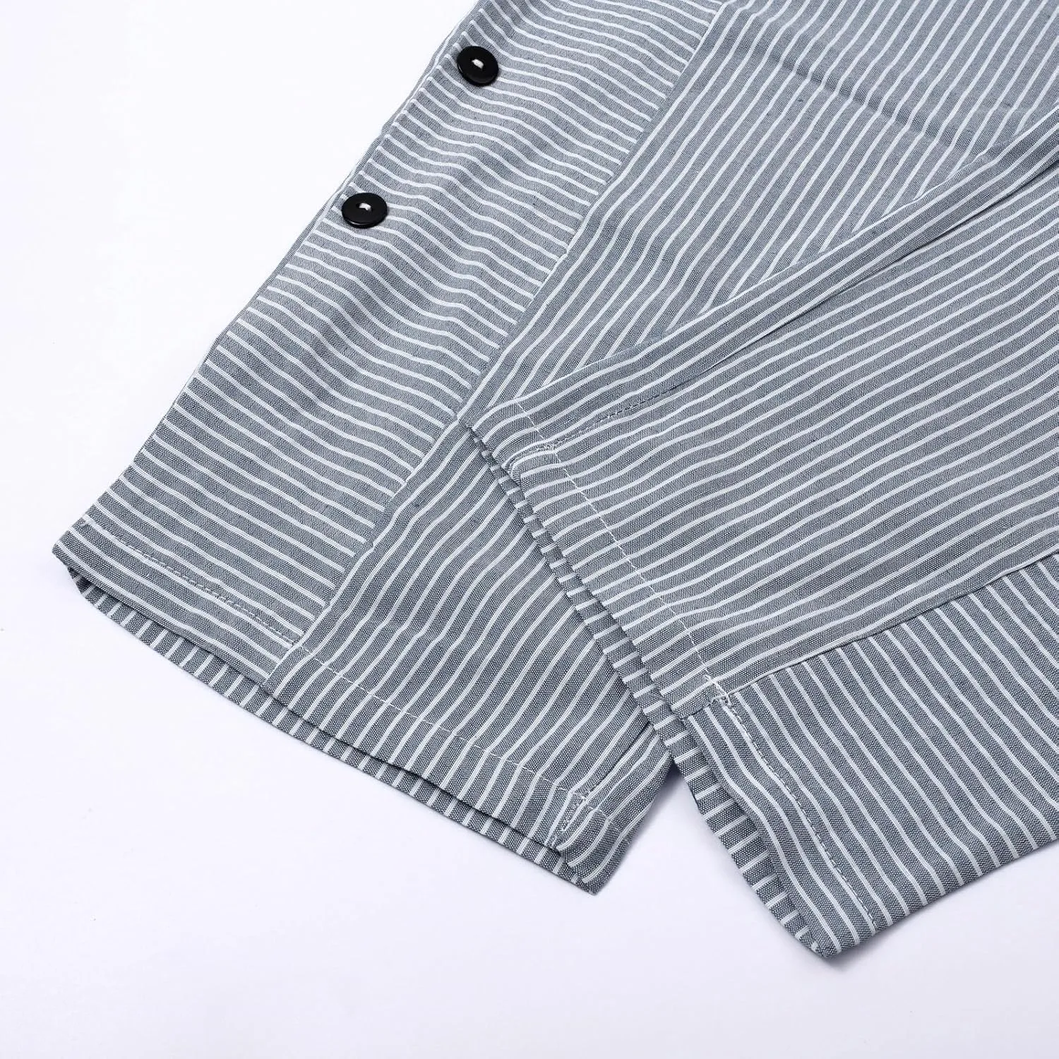 Linen Pants for Women 2025,Fashion Striped Summer Casual Pants, Elastic Waist Straight Leg Baggy Trousers Pockets