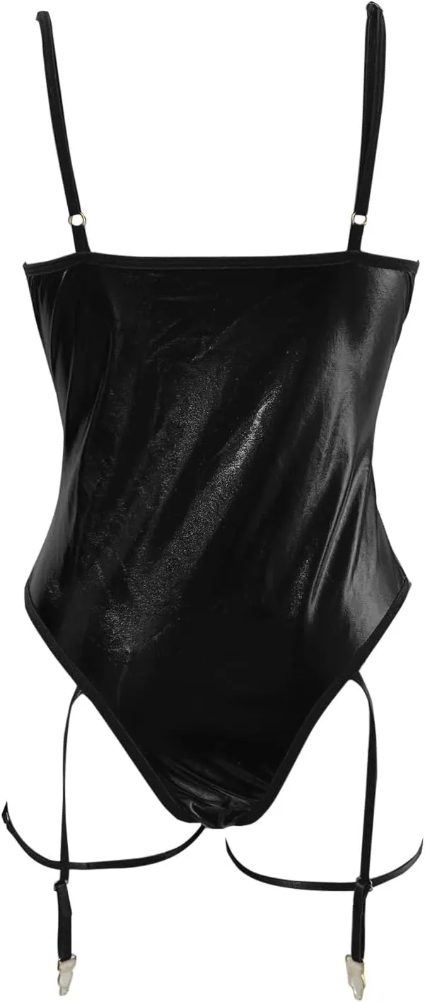 Lingerie for Women Plus Size Naughty for Sex Camisole with Shorts Bralette, Mini Skirt with G-String Push