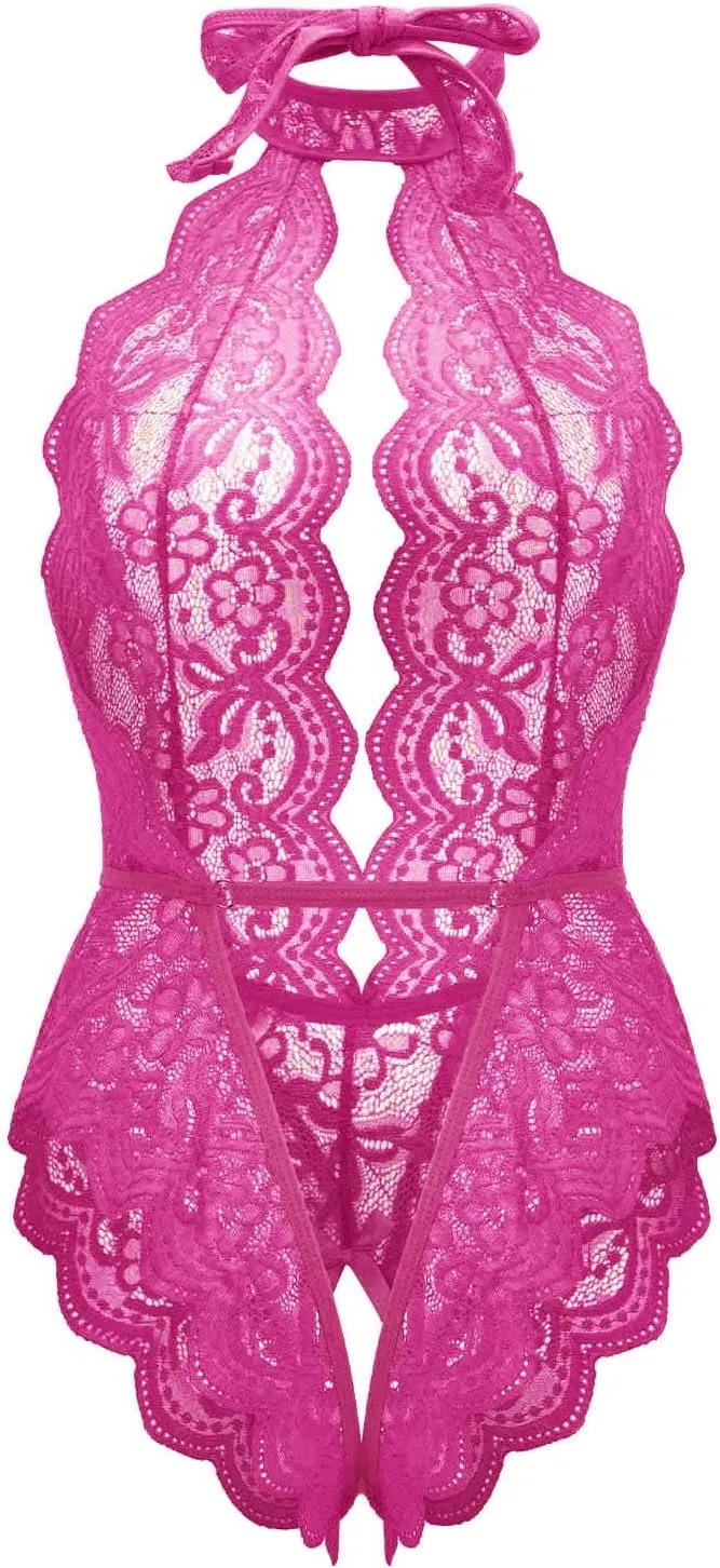 Lingerie for Women Sexy Slutty Strapless Fishnet Nightwear Lingerie Bodysuit Fishnet Lingerie Mesh