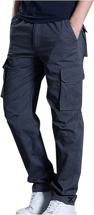 Men Hiking Pants Tactical Pants for Men Stretch Slim Fit Mens Lightweight Pants Summer Men's Cargo Pants