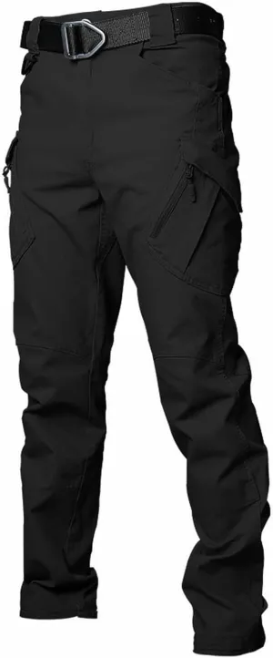 Men's Cargo Jogger Pants Pants Men's Elastic Multi Pocket Pants Outdoor Straight Tube Workwear Sherpa Lined